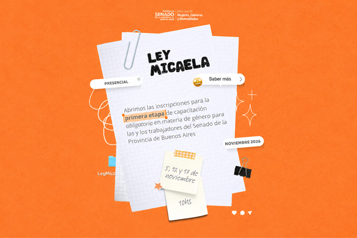 Ley Micaela: nueva instancia de capacitación en el Senado bonaerense